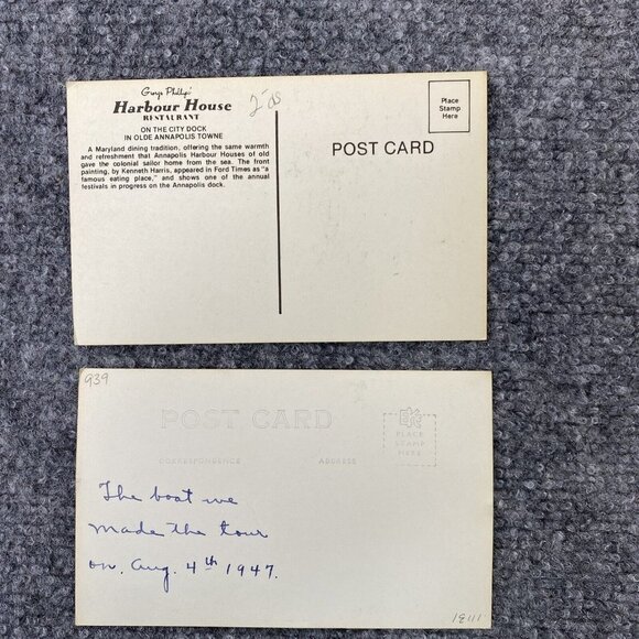 VTG Ships‎ Postcard Lot Of 11 Nautical Seafaring Cruise Military Masted Canal - Picture 4 of 16